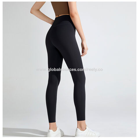 Wholesale Custom Nude Feeling High Elastic Sports Active Wear Wide Leg  Flare Trousers Tight Skinny High Waist Peach Buttock Yoga Gym Pants for  Women - China Yoga Pants and Loose Pants price