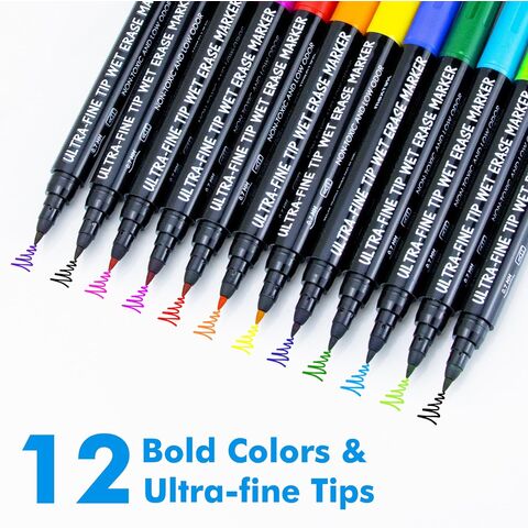 Buy Wholesale China Wet Erase Markers Ultra Fine Tip Low Odor