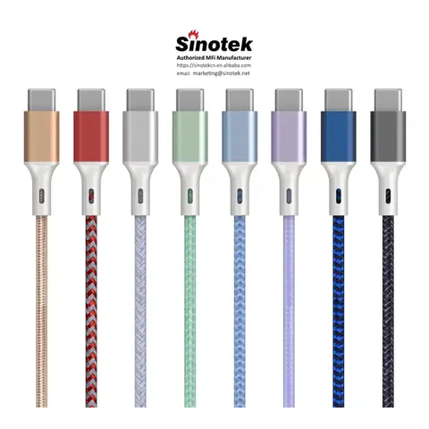 Sinotek PD Schnellladekabel USB-C auf USB-C