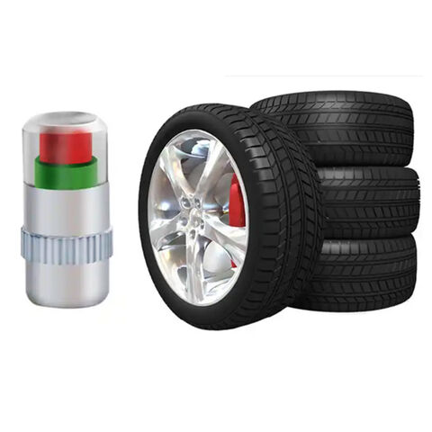4 pièces/ensemble bouchons de tige de Valve de moniteur de pression des  pneus de voiture alerte d'air bouchon de Valve de pneu 