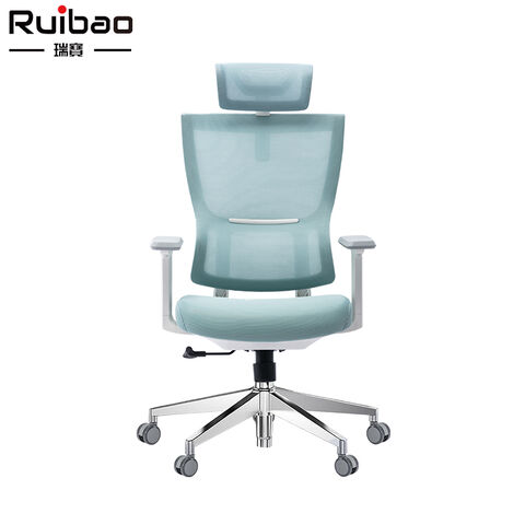 Modern High-Back Mesh Executive Office Chair With Headrest And