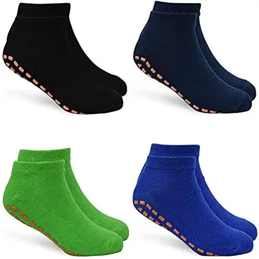 Buy Wholesale China High Quality Kids Trampoline Socks Anti-skid Non Slip  Sticky Grips Socks Cold Weather Winter Wear (royal Blue, Navy) & Trampoline  Socks at USD 0.18
