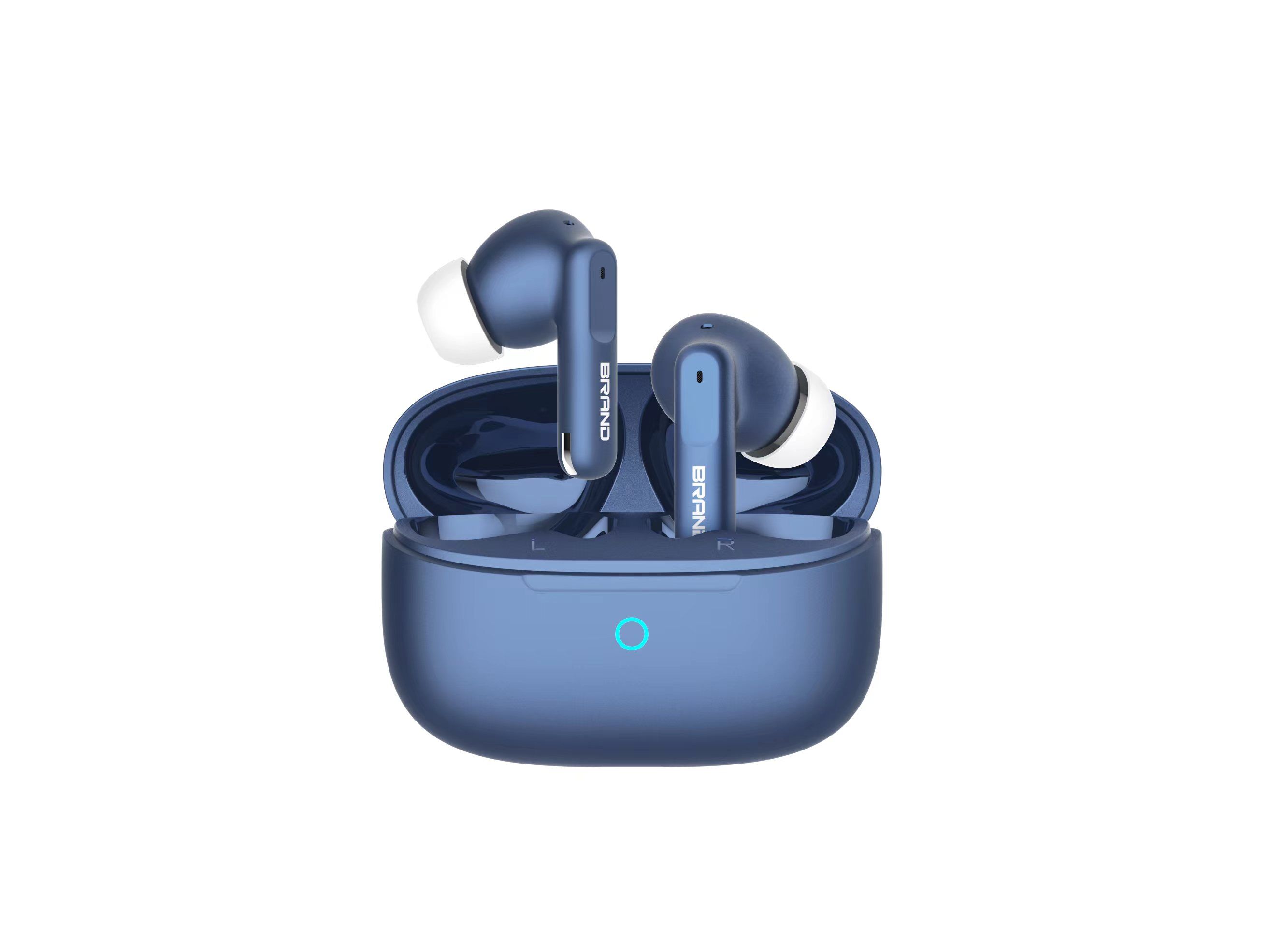 Auriculares inalámbricos Bluetooth 5.1 Ipx5 Impermeable 30h Tiempo de  reproducción Verdaderos auriculares estéreo inalámbricos para Iphone  Android con estuche de carga Auriculares en la oreja Hea