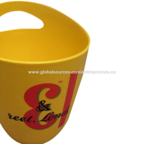 Cubo de Hielo de Plástico de Venta Caliente, Formas, Colores y Logotipos Personalizados Aceptados - Ideal para Bares y Eventos