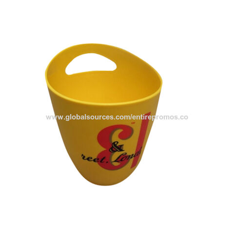 Cubo de Hielo de Plástico de Venta Caliente, Formas, Colores y Logotipos Personalizados Aceptados - Ideal para Bares y Eventos