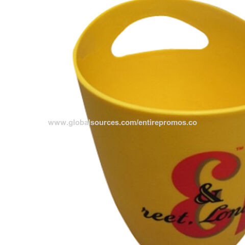 Cubo de Hielo de Plástico de Venta Caliente, Formas, Colores y Logotipos Personalizados Aceptados - Ideal para Bares y Eventos