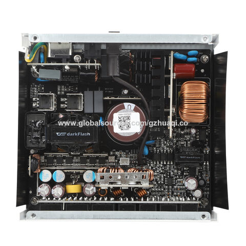 DarkFlash 80 Plus Gold 750W PSU, fonte de alimentação ATX totalmente modular Dual 12V, fonte de alimentação para PC econômica e luxuosa