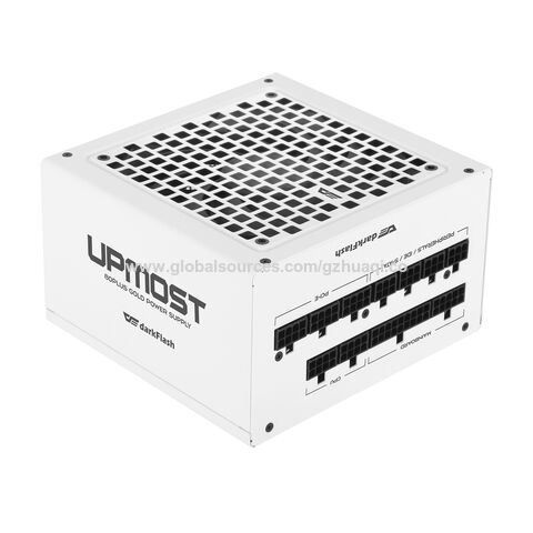 DarkFlash 80 Plus Gold 750W PSU, fonte de alimentação ATX totalmente modular Dual 12V, fonte de alimentação para PC econômica e luxuosa