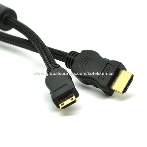 Câble HDMI Ethernet noyau de ferrite FULL HD 1,5 M