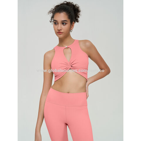 Wholesale Factory Beauty Back Yoga Top Women's Pilates Fitness Vest Women's  Outdoor Running Sports Underwear Sports Bra - China Yoga Clothing and V  Waist price