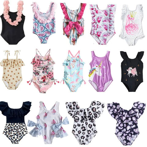 Buy Wholesale China Girls Cute Swimsuit For Kids 1-4 Year Striped Swimwear  Swimming Children Backless Bikini Newborn Baby One Piece Bathing Suit &  Baby at USD 2