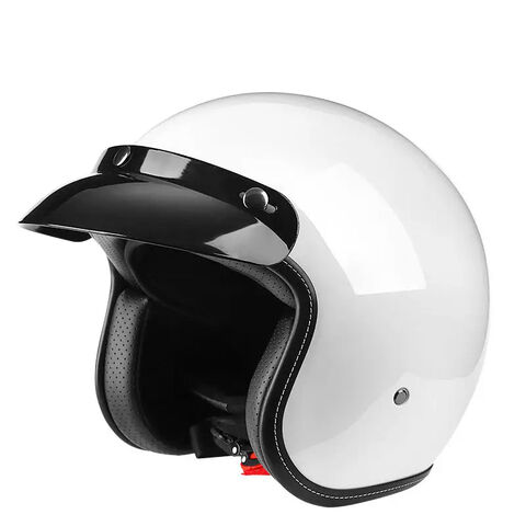 Casco de motocicleta para adultos de alta calidad con visera antisalpicaduras para calle y seguridad