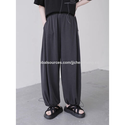 Compre 2024 Verano Nuevo Pantalones De Mujer Moda Casual Pantalones Damas  Nueve Pantalones y Pantalones de China por 9 USD