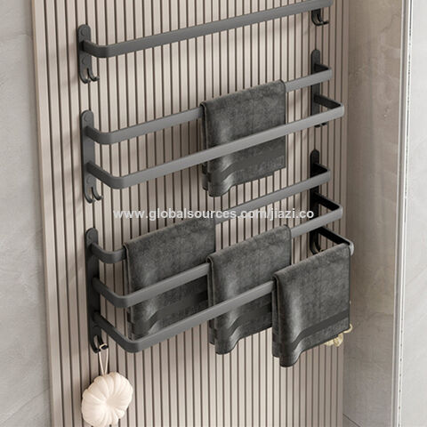 Anthracite towel online shelf