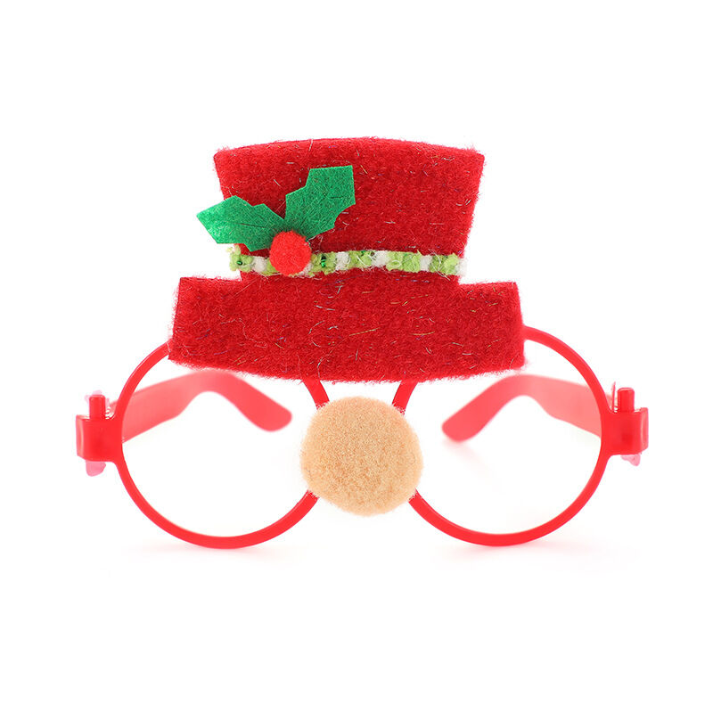 Unisex Hat Gift Chrismas Accessory Glasses Santa Claus Costumes