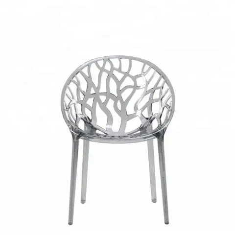 Sillas de Comedor Modernas Apilables de Plástico Acrílico