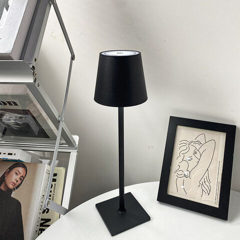 Lámpara LED Táctil de Lujo para Decoración del Hogar, Recargable, para Mesa de Restaurante y Exteriores
