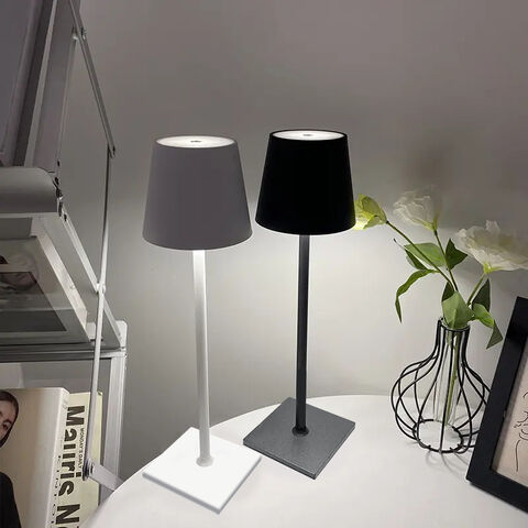 Lámpara LED Táctil de Lujo para Decoración del Hogar, Recargable, para Mesa de Restaurante y Exteriores