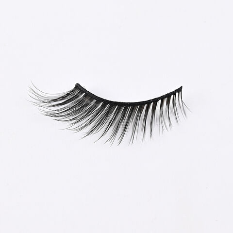 Faux Cils Tridimensionnels Naturels et Épais en Poils de Vison