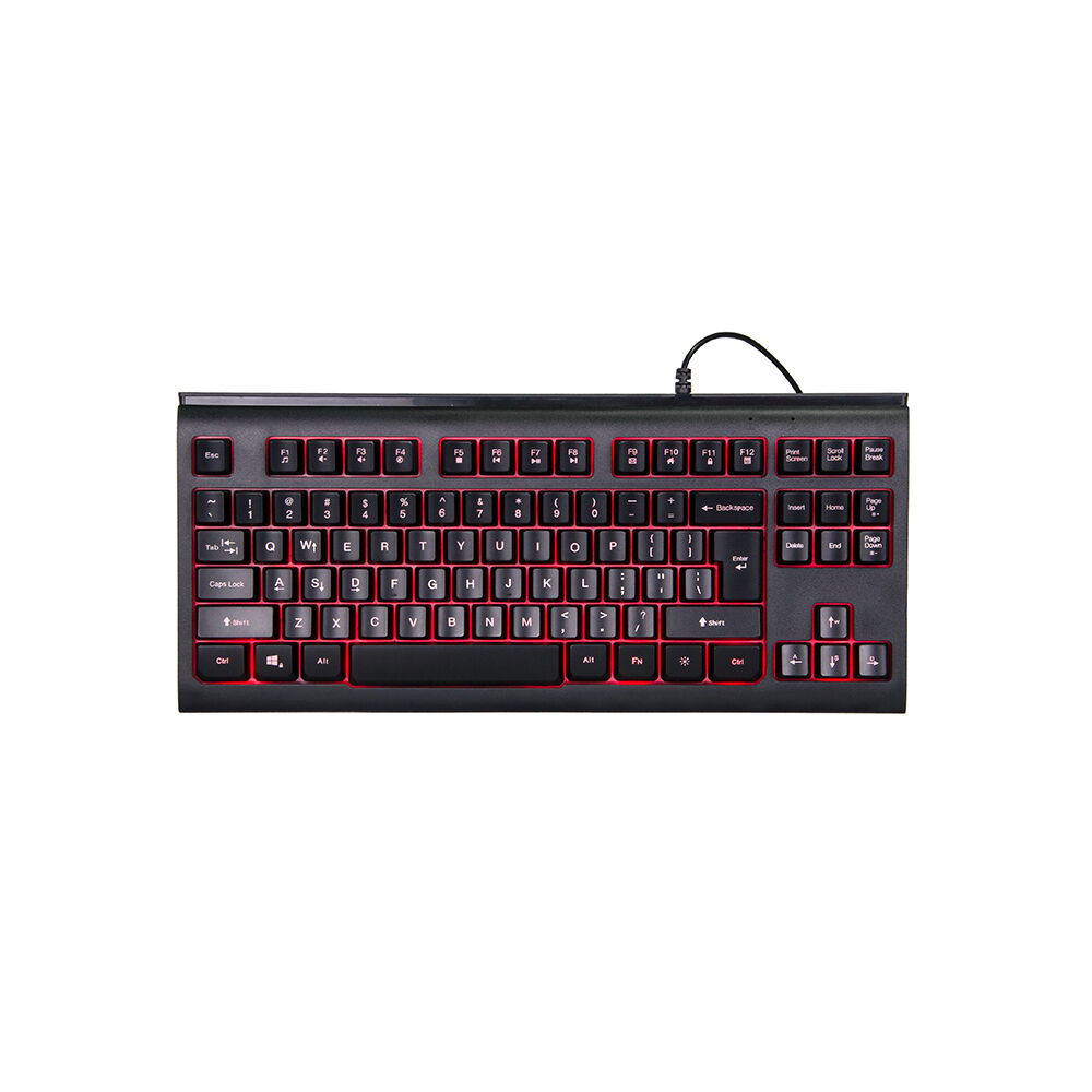 Changeable Backlight Wired 87 Keys Keyboard Bst235l 7 Color Usb Gaming