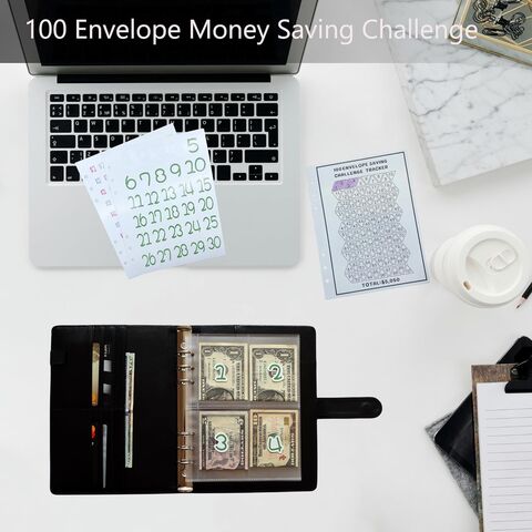 100 Enveloppes Défi D'économie D'argent Budget Binde Pour Planificateur De  Budget Et Économiser De L'argent - Moyen Facile Et Amusant D'économiser De  L'argent, Mode en ligne