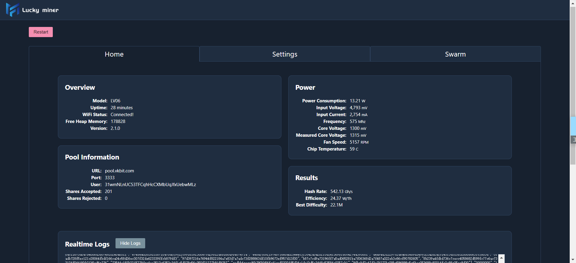 Lucky Miner Bm1366 Bm1397 Based On Bitaxe Ultra 300g~500gh/s Hashrate  Bitcoin Lotto Miner With 5v 6a Power Supply $99 - Wholesale China Bitaxe  Ultra Bitcoin Lotto Miner Bm1366 at Factory Prices from