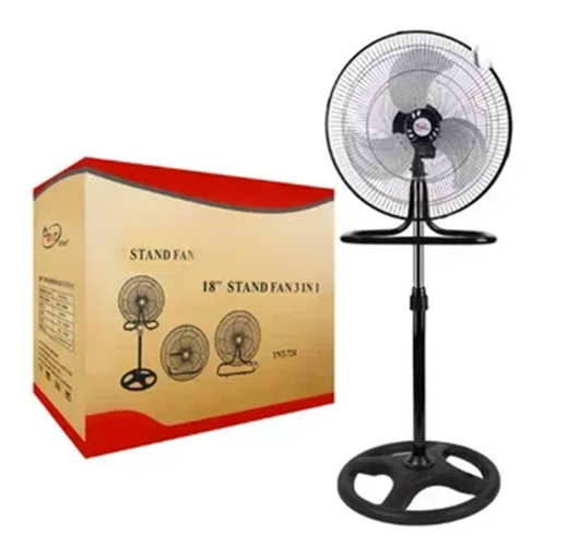 High Quality Electrical 18 Inch Oscillation Industrial Stand Fan With 5 ...