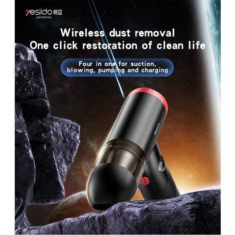 Yesido VC06 Aspirateur de Voiture Portable à Faible Consommation d'Énergie avec Conception d'Inhalation et de Soufflage
