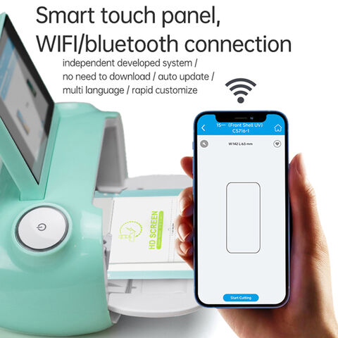 Cortador de filme protetor inteligente Mini-XR Smart touch panel, conexão WIFI/bluetooth 30000 dados, atualização oportuna