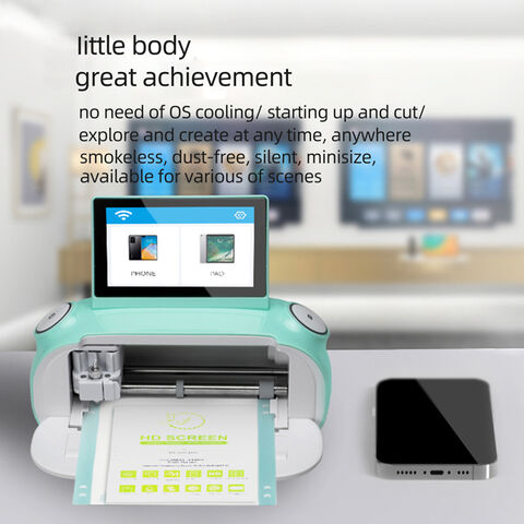 Cortador de filme protetor inteligente Mini-XR Smart touch panel, conexão WIFI/bluetooth 30000 dados, atualização oportuna