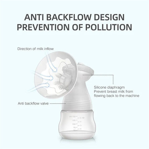 Pompa ASI Elektrik Bebas Genggam Pompa ASI Nirkabel Pompa Susu Bayi Otomatis Dapat Dipakai JX