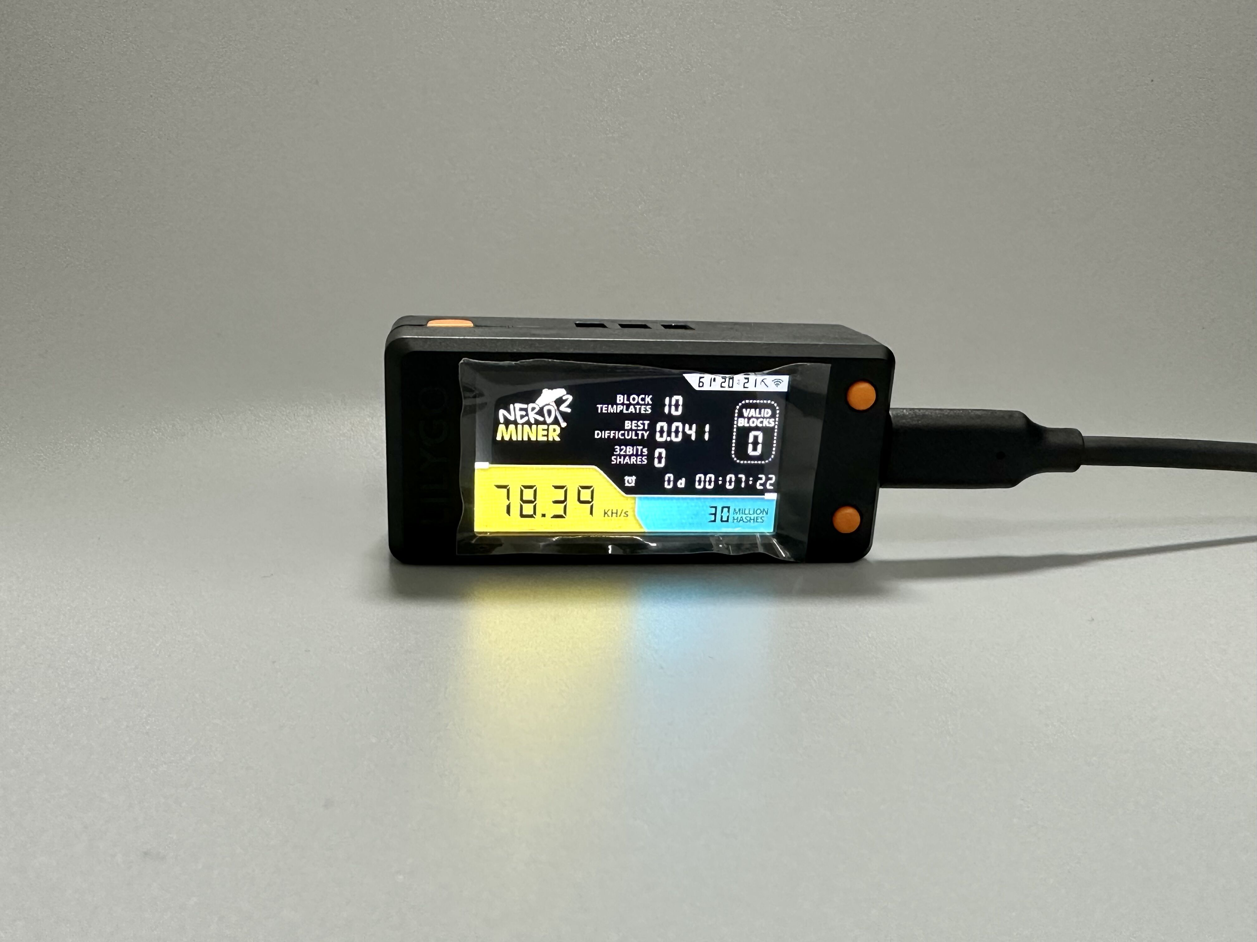 NMminer1024/NMMiner: A Tiny BTC Miner Base On Esp32