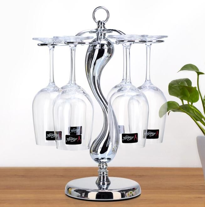 Upside down wine online glass holder