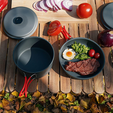 Hiking frying outlet pan