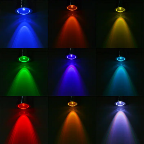 Spot Light Lamps AC/DC12V 24V RGB LED Underwater Lights for