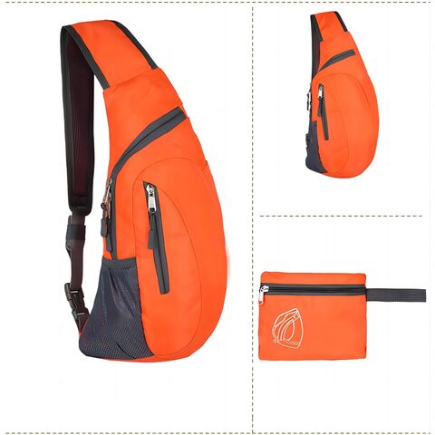 Foldable Travel Lightweight Shoulder Backpack Cross Body Packable Rucksack  Daypack Hiking Bag Men Women : : Sports & Outdoors