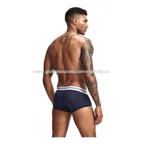 Buy Wholesale China Men Boxers Absorb Sweat Breathable Boxer Spandex / Cotton  Men's Underwear & Men's Underwear at USD 1.65