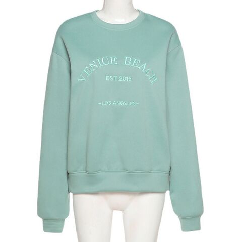 Assembly label logo best sale fleece sweater mineral green