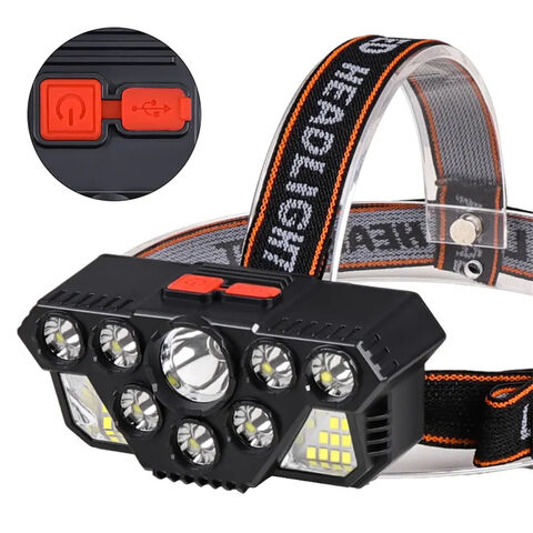 Wiederaufladbare USB-Stirnlampe: Wasserdichte Taschenlampe für Camping
