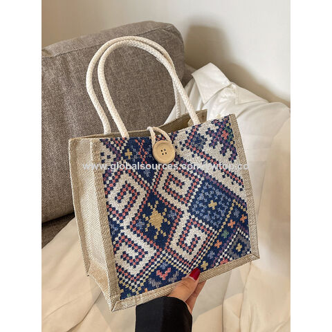 Fabric handbags for sale best sale