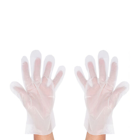 Guantes de PE Transparentes Desechables para Protección Laboral - Venta al por mayor
