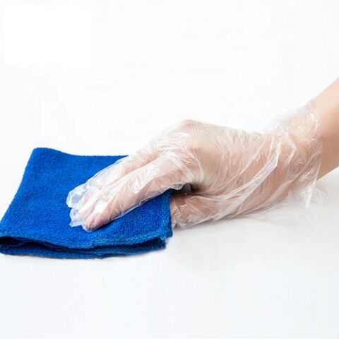 Guantes de PE Transparentes Desechables para Protección Laboral - Venta al por mayor