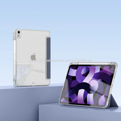 Neue Smart Tablet Hülle für iPad Air 10.5"/10.9", iPad Pro 11"/12.9", gefrostetes Hart-PC-Gehäuse mit Stifthalter