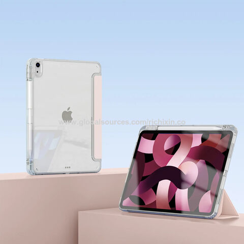 Neue Smart Tablet Hülle für iPad Air 10.5"/10.9", iPad Pro 11"/12.9", gefrostetes Hart-PC-Gehäuse mit Stifthalter