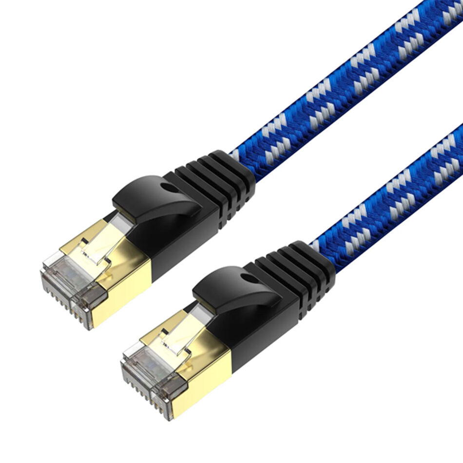 Cat7 100ft/30m Ethernet Cable Nylon Braided Cat 7 100FT Internet Cable Cable  RJ45 Network Cable Cat7 LAN 