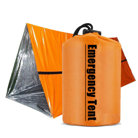 Tienda de Emergencia Térmica Impermeable, Refugio de Supervivencia Mylar Compacto con Retención de Calor Mejorada para Rescate en la Naturaleza