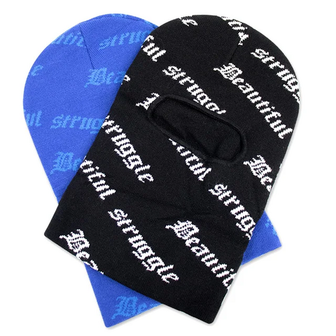 Diseño Unisex, Pasamontañas Negro Cálido para Hombre de Exterior Personalizado, Cubre-cara de 1 Agujero, Pasamontañas Económico JX