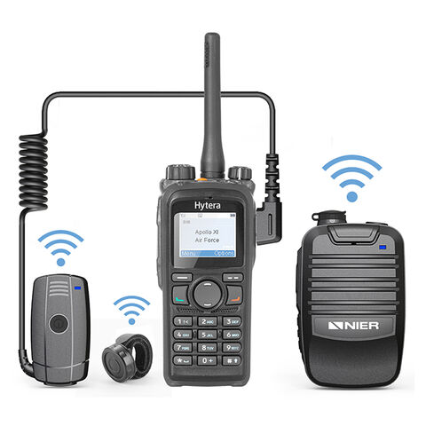 Haut-parleur et microphone BT sans fil pour radio bidirectionnelle (Talkie-walkie)
