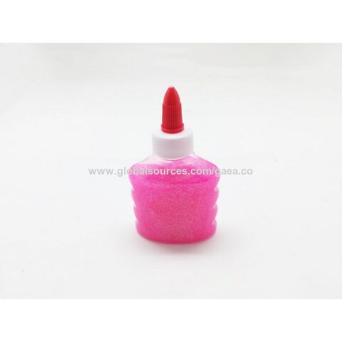 125 ml Glitzerleim in runder Flasche, Farbkarton