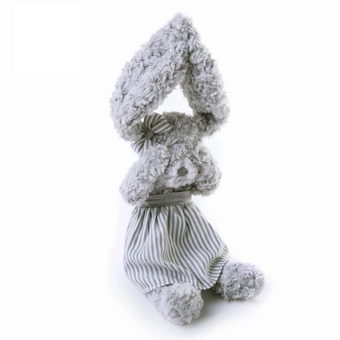 Lapin Bébé Accompagnant le Sommeil, Oreilles d'Éléphant Douces et Adorables, Lapin, Ours, JX